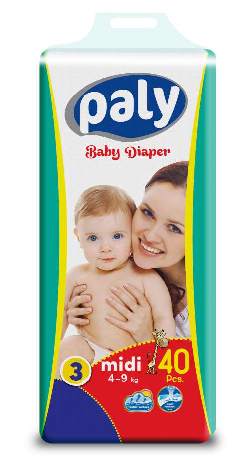 Paly Baby Diaper Junior 4-9 Kg DG1562 (40×5)